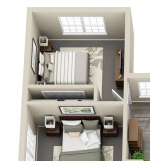 Four Bedroom Two Bathroom Four Bedroom Two Bathroom at The Grand Reserve at Tampa Palms Apartments, Tampa